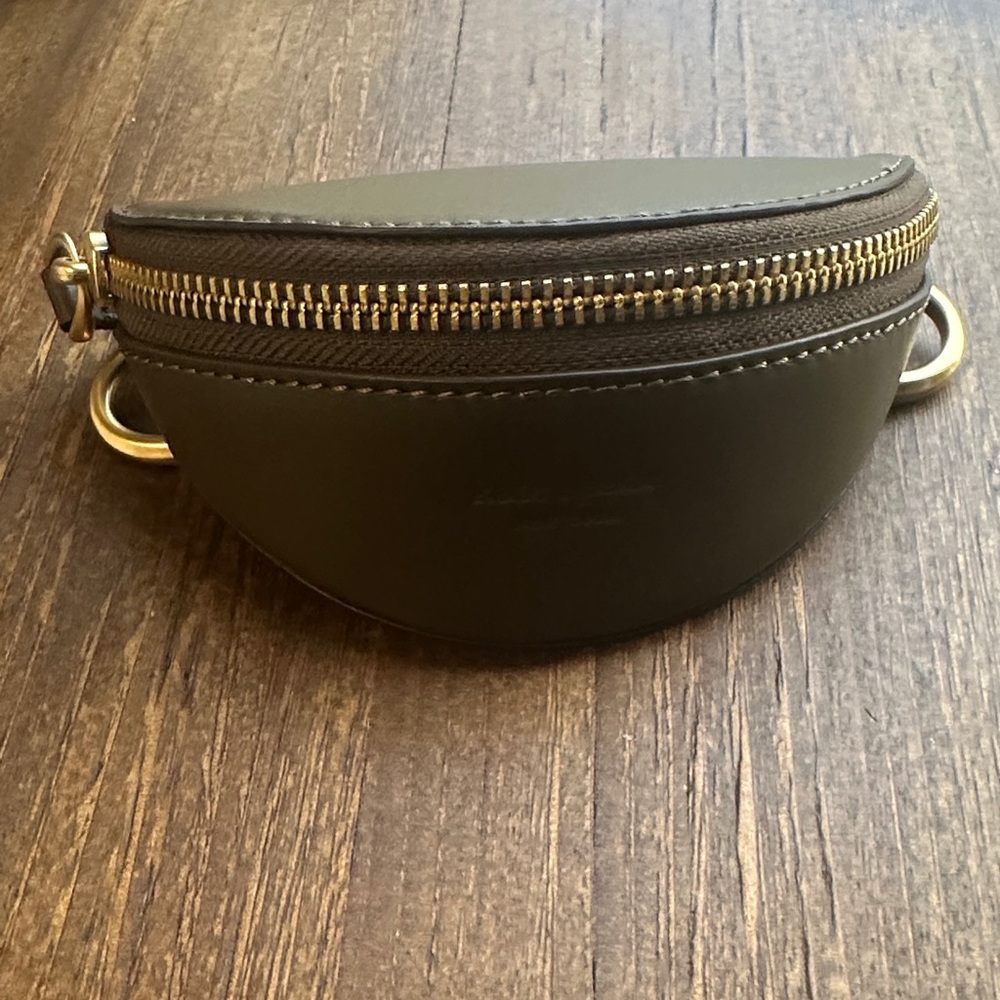 Kate Spade Burnt Sage Leather Belt Bag